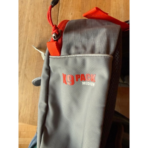 Mountainsmith K9 Pack Dog Backpack Carrier Vest Size Medium Grey & Orange Hiking - Picture 6 of 9